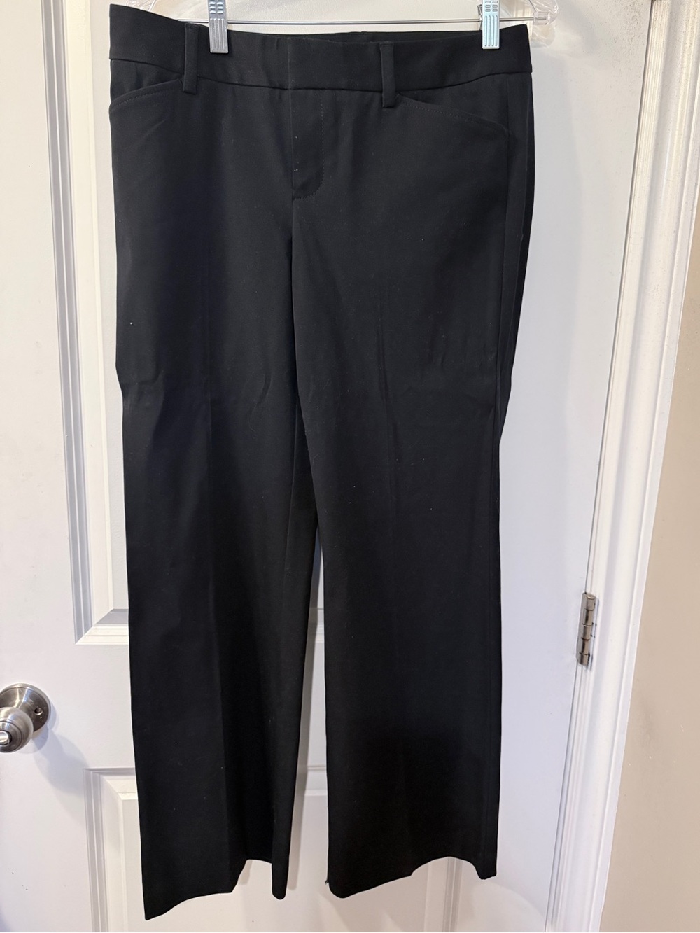 Classic Black Straight-Leg Dress Pants-Eddie Bauer women’s